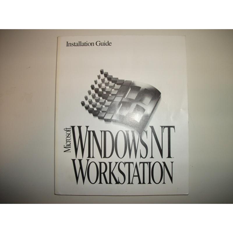 Rare Vintage Microsoft Windows NT Workstation v3.5 (Not v3.51) Operating System