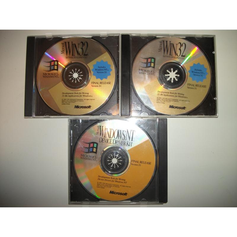 Rare Vintage Microsoft Windows NT 3.1 Operating System Developers Kit Visual C++