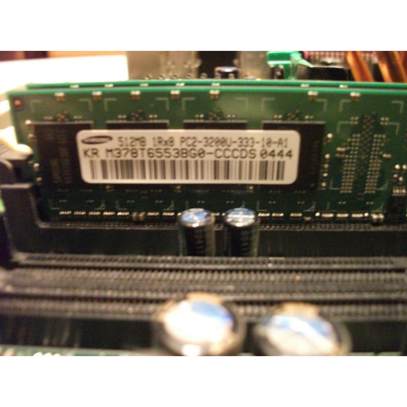 Dell Dimension 8400 0J3492 M/B w/ 1GB RAM, Heatsink, 3.0 GHz CPU & I/O Panel