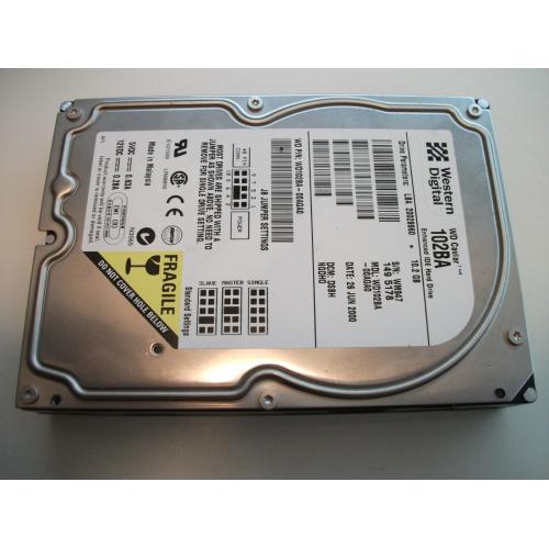 Western Digital Caviar 10.2GB Internal 7200RPM 3.5" (WD102BA) IDE HDD
